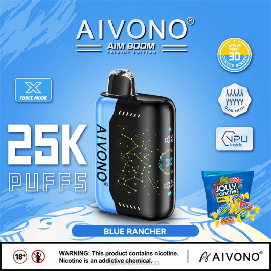 ranchero azul Aivono AIM BOOM 25000 TRF4344 | Aivono Vaper